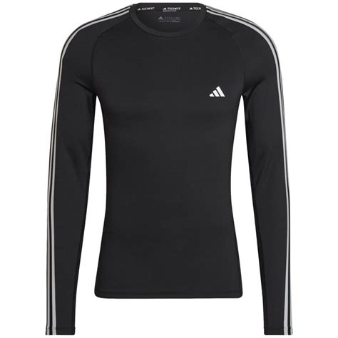 schwarze langarmshirt adidas|Schwarze Langarmshirts für Herren von adidas .